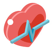 3-d heart with EKG line across the heart