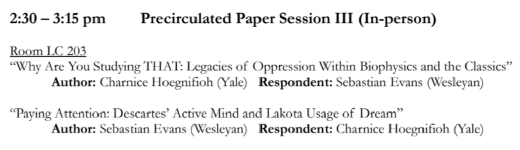 screenshot of MMUF Fall Paper Session